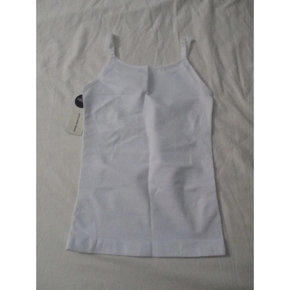 Empetua by Shapermint Womens 3XL Scoop Neck Cami White 62001 Shaping Compression - Picture 3 of 9